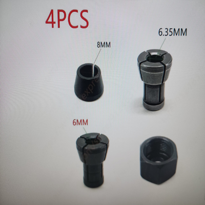 Juego de tuercas y pinzas para enrutador Makita