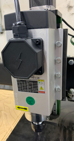 Husillo VFD de 2,2 Kw con pinzas